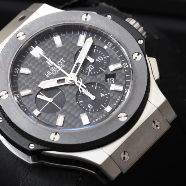 Hublot Big Bang Carbon Dial 44mm Automatic Chronograph