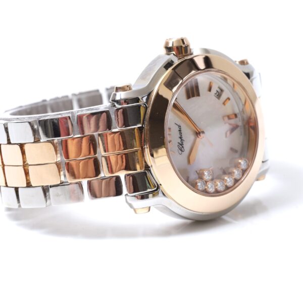 Chopard Happy Sport Diamonds Rose Gold Mother of Pearl Dial 36mm