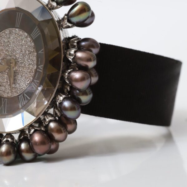Kern Les Briolettes Pearl Drops 18k White Gold Diamonds