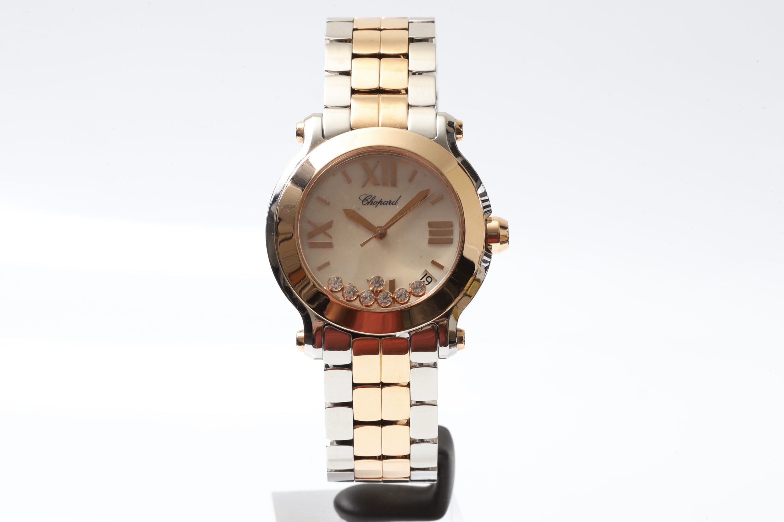 Chopard Happy Sport Diamonds Rose Gold Mother of Pearl Dial 36mm