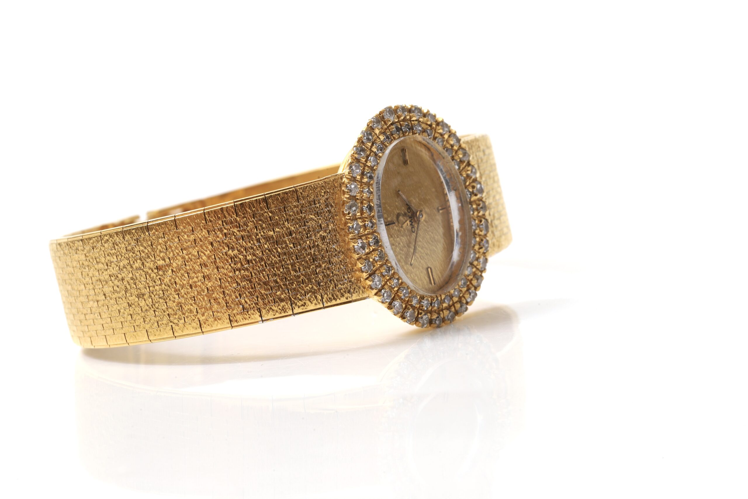 Omega De Ville 18k Yellow Gold & Diamond Mechanical