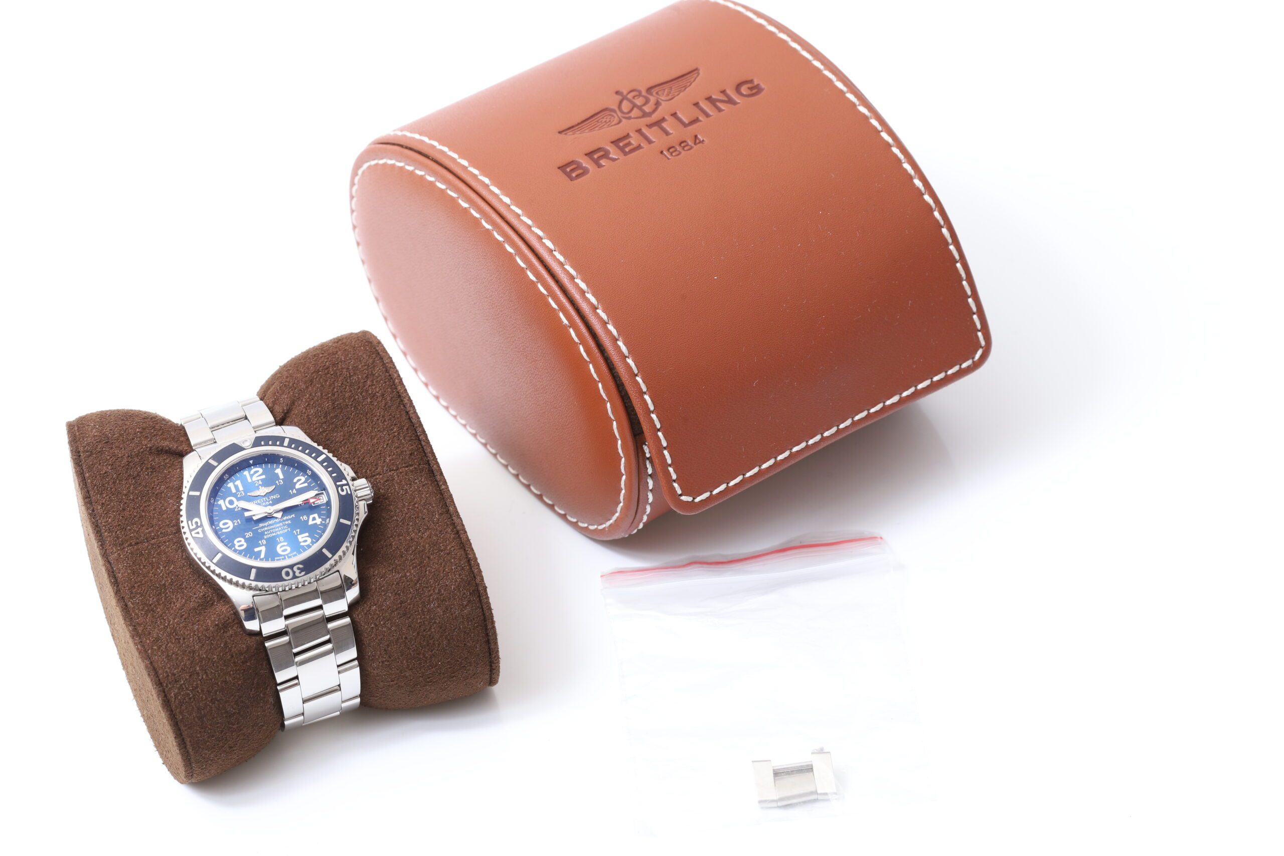 Breitling Superocean II 36mm Blue Face Stainless Steel