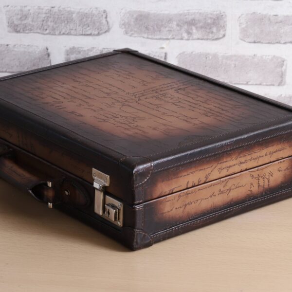 Bosphorus Leather Watch Collector Case Java Brown For 15 Watche