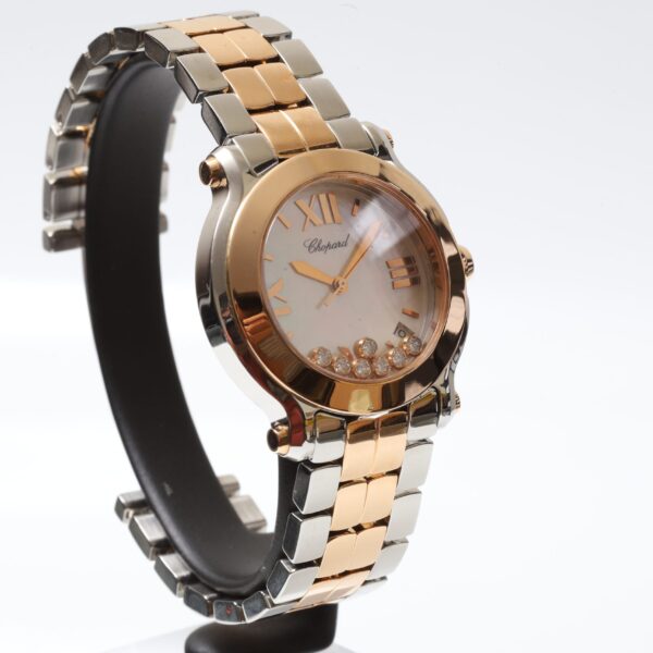 Chopard Happy Sport Diamonds Rose Gold Mother of Pearl Dial 36mm