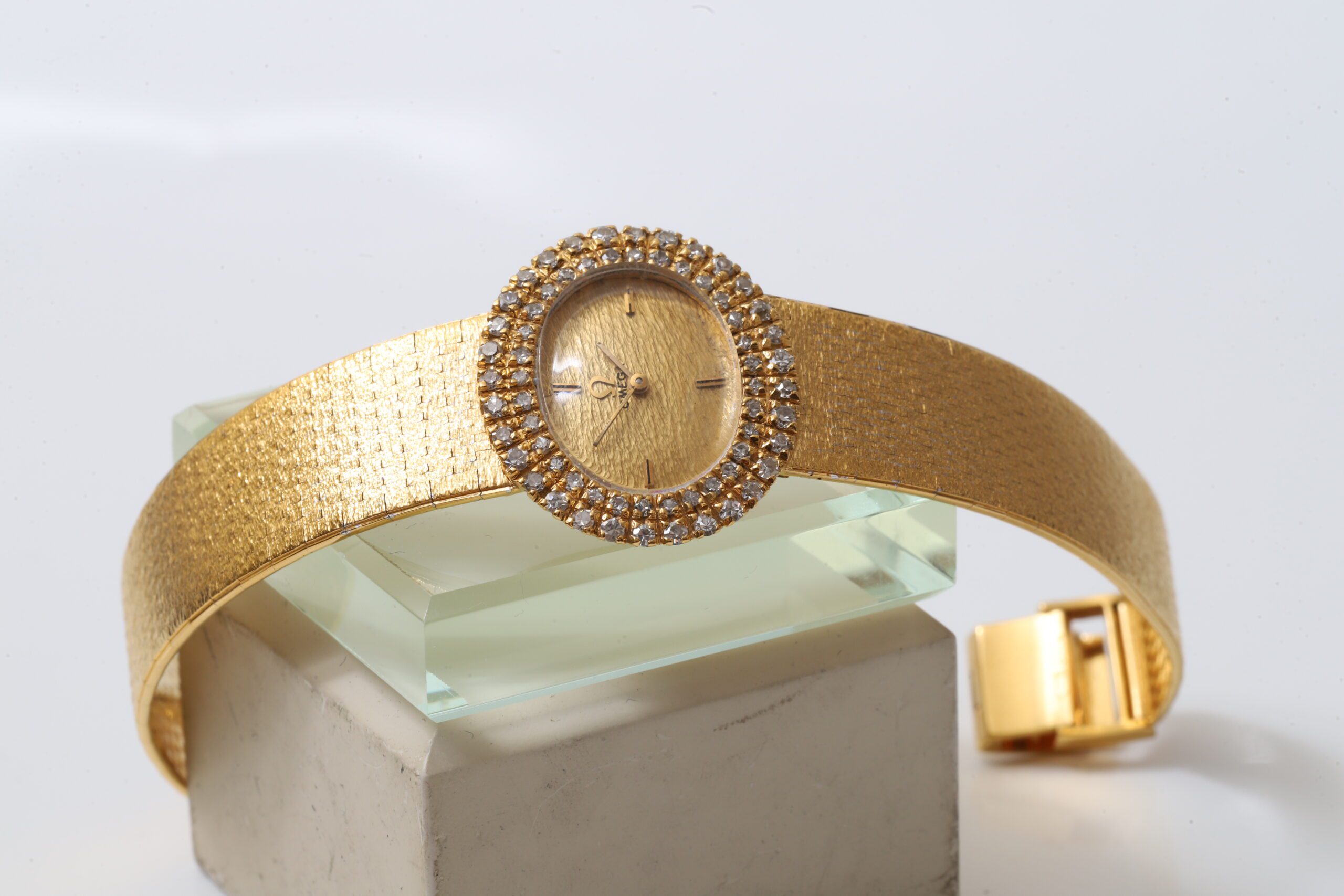 Omega De Ville 18k Yellow Gold & Diamond Mechanical