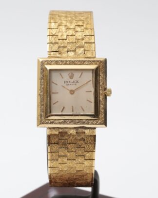 Rolex Precision 18k Yellow Gold Square 26mm circa 1960