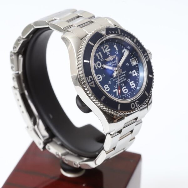 Breitling Superocean II 36mm Blue Face Stainless Steel
