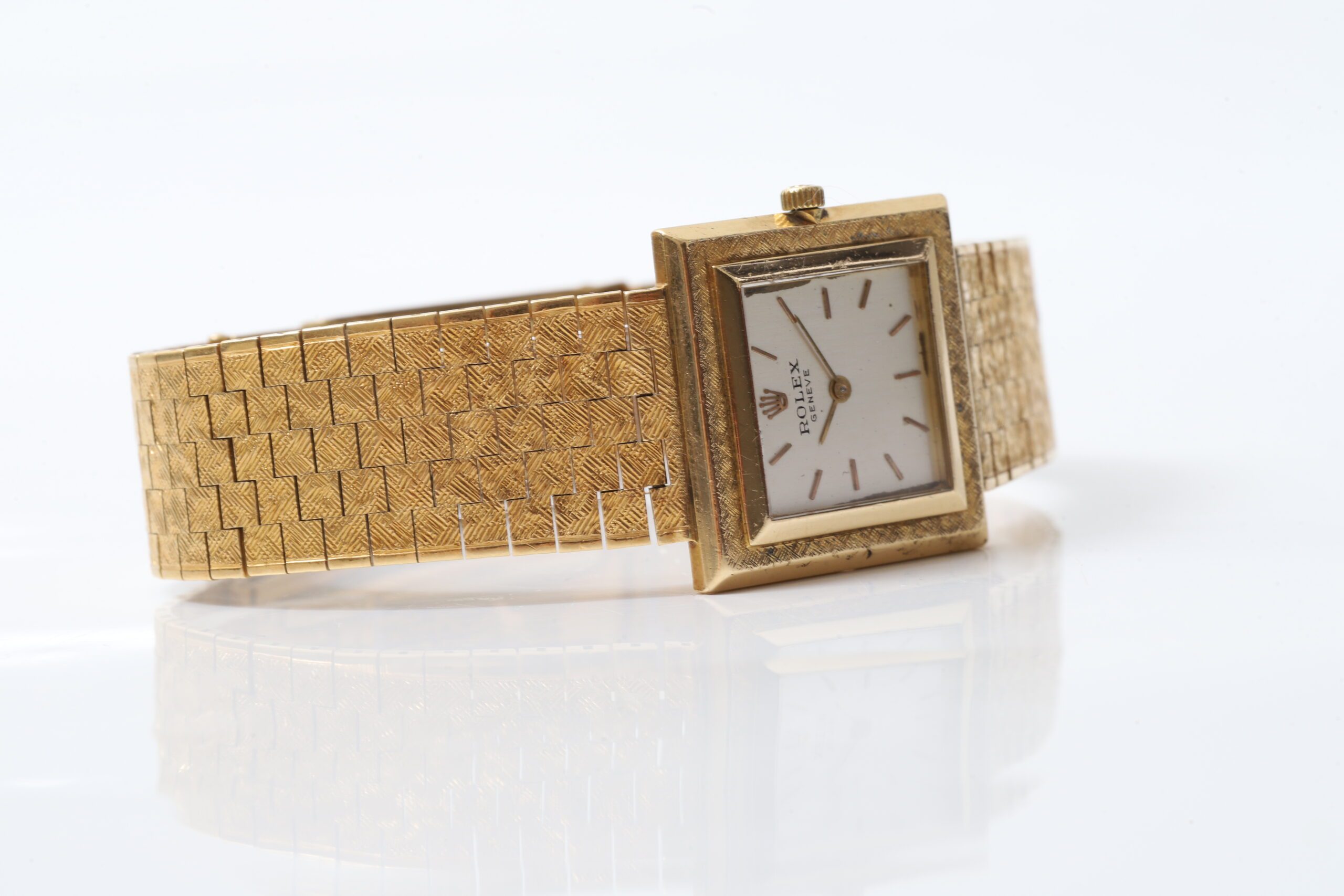 Rolex Precision 18k Yellow Gold Square 26mm circa 1960 Rolex Precision 18k Yellow Gold Square 26mm circa 1960