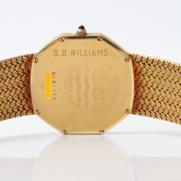 Concord Nine/Quartz Mariner S.B. Williams Edition 18k Yellow Gold Diamonds 35mm
