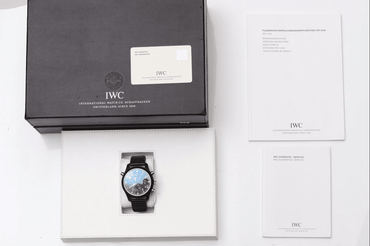 IWC Top Gun Double Chronograph 46mm Ceramic Automatic