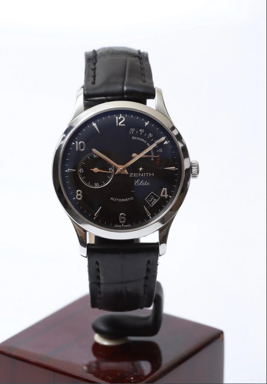 Zenith Elite Power Reserve 55 Hours Automatic Black