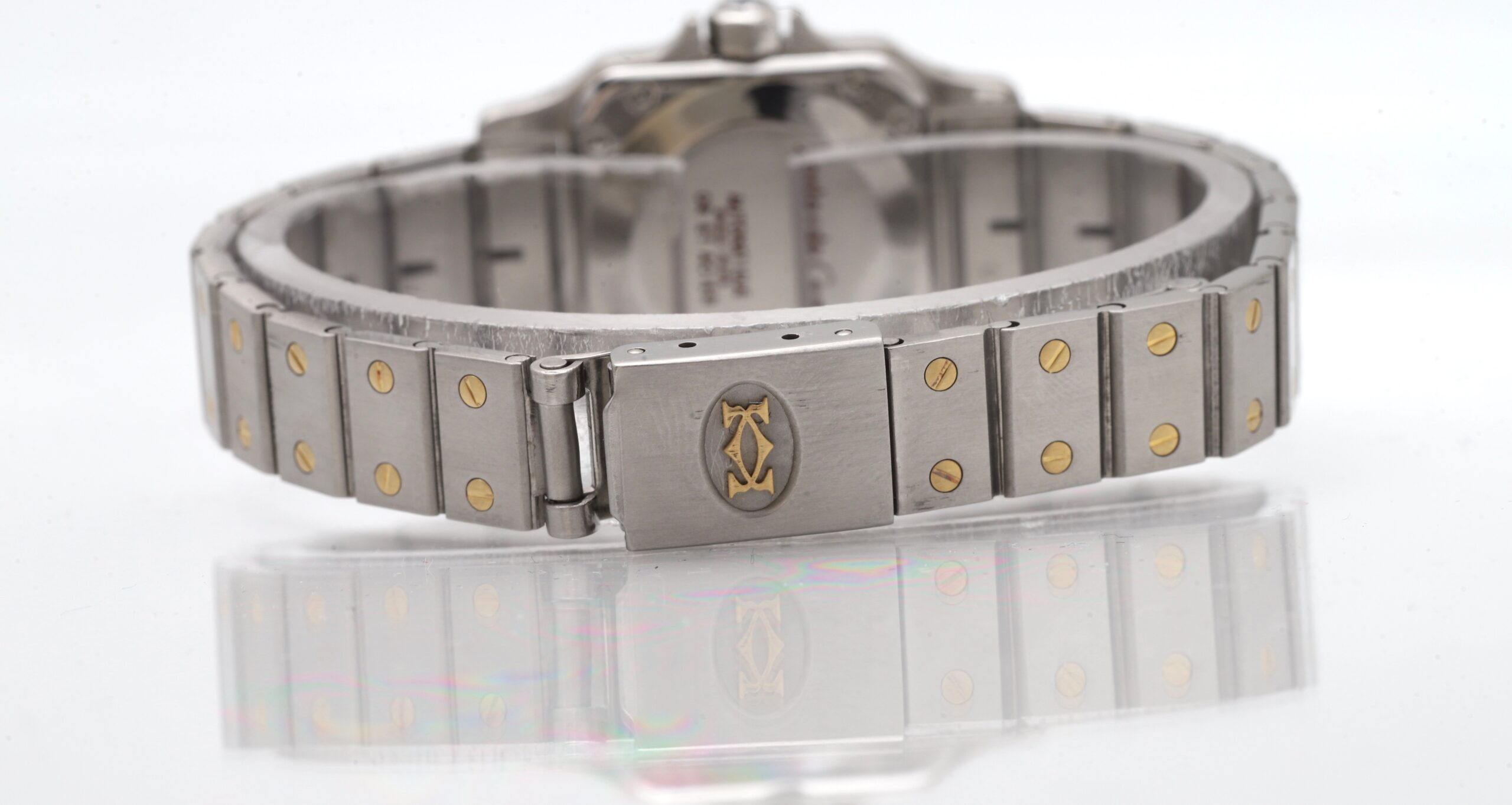 Cartier Santos Galbee 2423 Automatic Steel & Gold 24mm Cartier Santos Galbee 2423 Automatic Steel & Gold 24mm