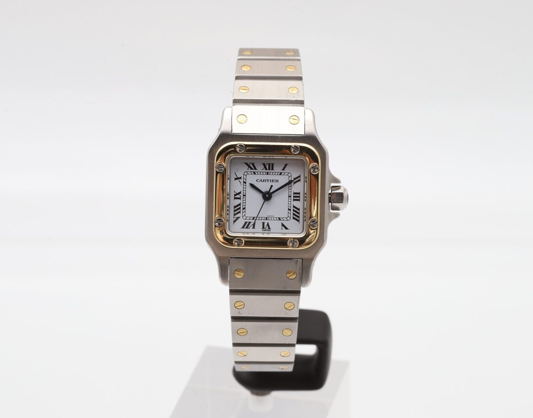 Cartier Santos Galbee 2423 Automatic Steel & Gold Watch - Whizz Watch