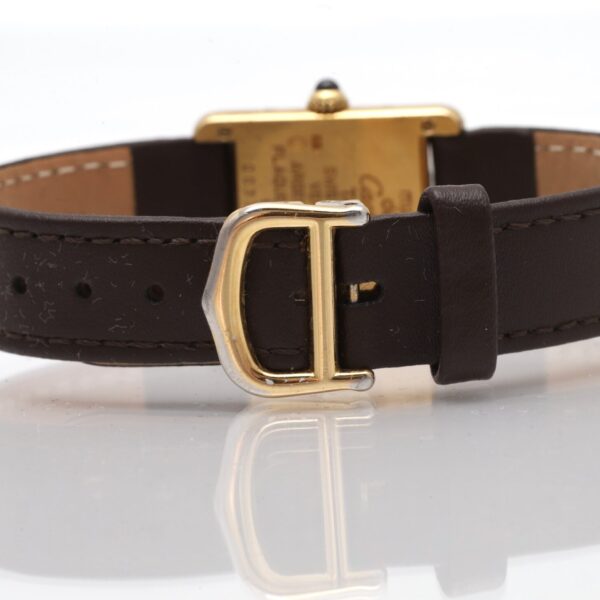 Cartier Tank Vermeil Must de 925 Silver Gold Plated