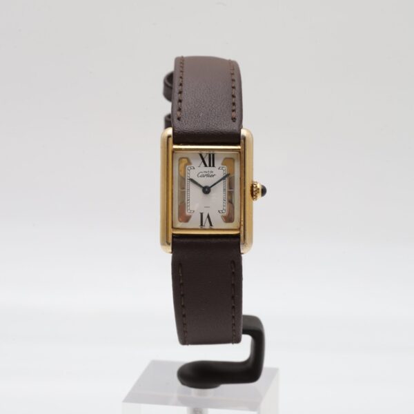 Cartier Tank Vermeil Must de 925 Silver Gold Plated