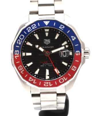 TAG Heuer Aquaracer Pepsi Bezel GMT 43mm Automatic Calibre 7