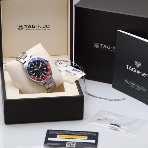 TAG Heuer Aquaracer Pepsi Bezel GMT 43mm Automatic Calibre 7