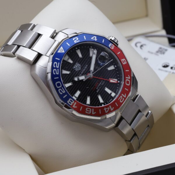 TAG Heuer Aquaracer Pepsi Bezel GMT 43mm Automatic Calibre 7