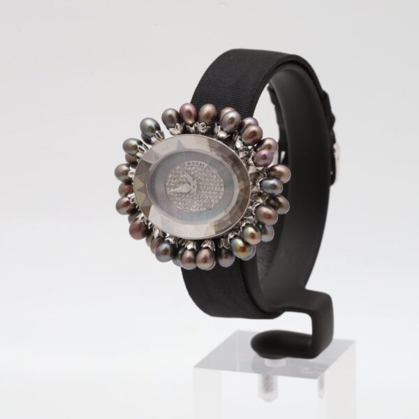 Kern Les Briolettes Pearl Drops 18k White Gold Diamonds