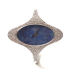 Chopard 18k White Gold And Diamonds Mother of Pearl Watch