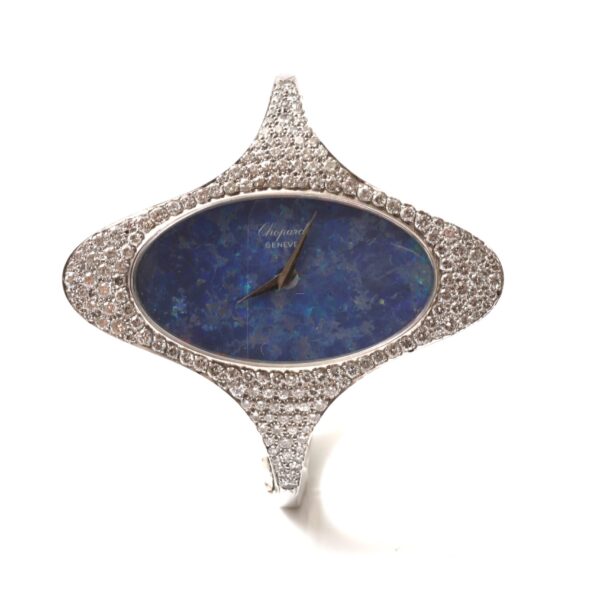Chopard 18k White Gold And Diamonds Mother of Pearl Watch