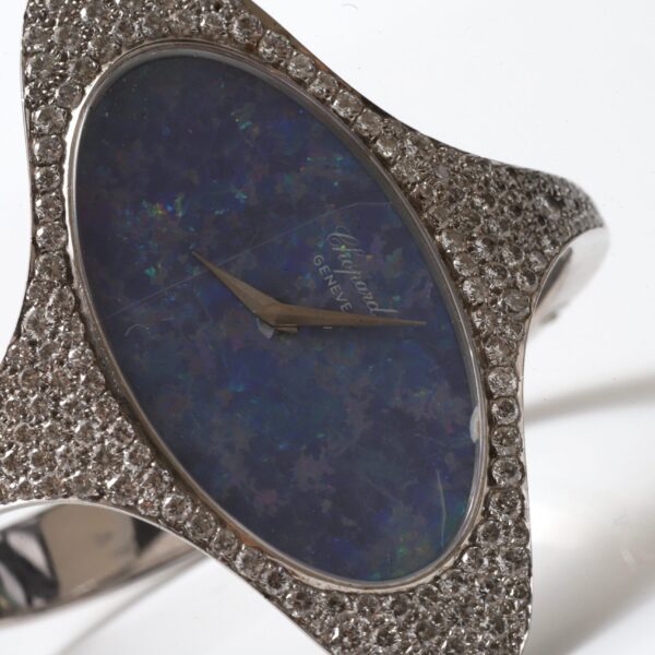 Chopard 18k White Gold And Diamonds Mother of Pearl Watch