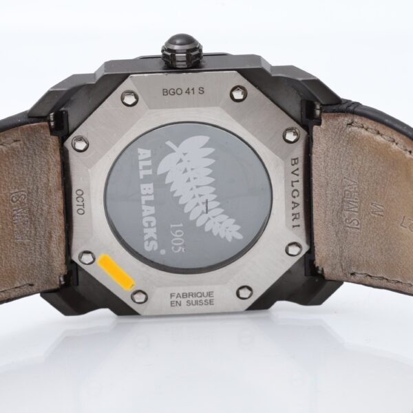 Bulgari Octo Solotempo 41mm Black Maori Tattoo Automatic