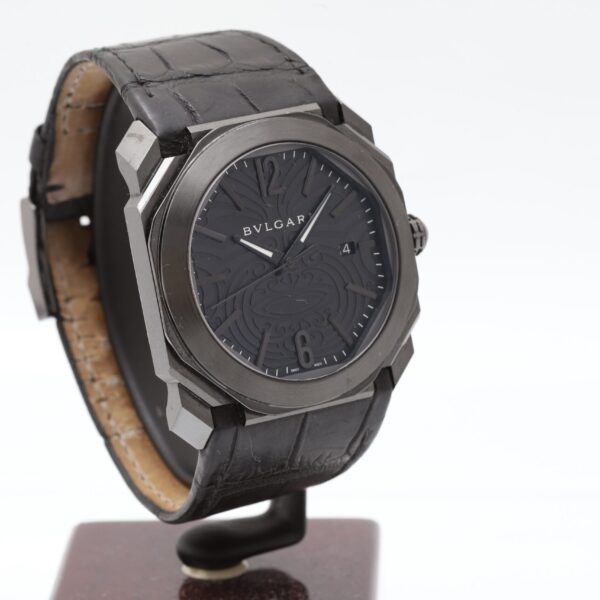 Bulgari Octo Solotempo 41mm Black Maori Tattoo Automatic
