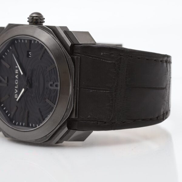 Bulgari Octo Solotempo 41mm Black Maori Tattoo Automatic