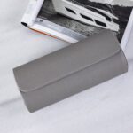 Galata Saffiano Grey Watch Roll 3x