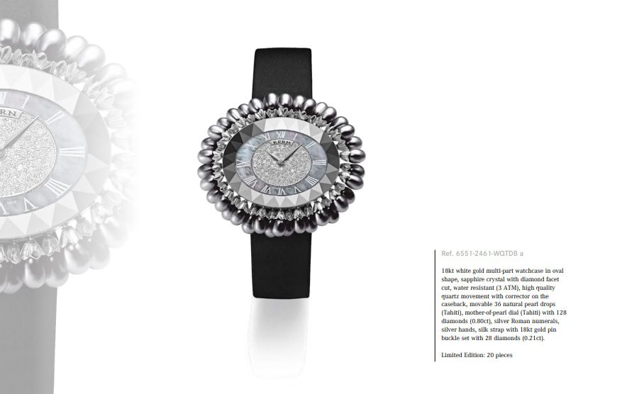 Kern Les Briolettes Pearl Drops 18k White Gold Diamonds Kern Les Briolettes Pearl Drops 18k White Gold Diamonds