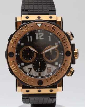 Paul Picot Plongeur C-Type 18k Rose Gold And Titanium Black PVD 48mm Automatic