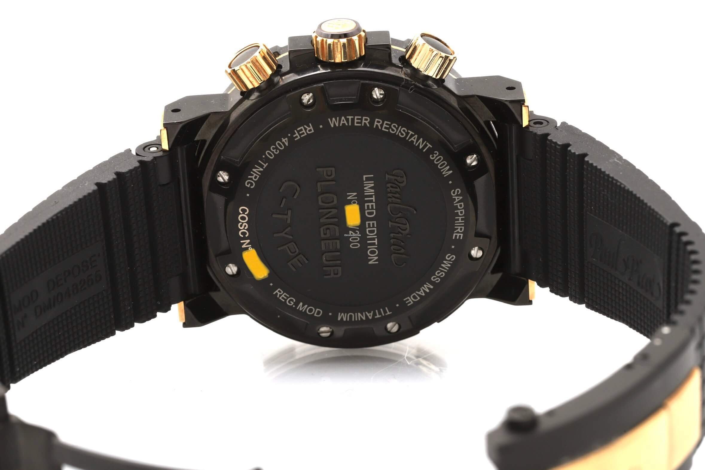 Paul Picot Plongeur C-Type 18k Rose Gold And Titanium Black PVD 48mm Automatic Paul Picot Plongeur C-Type 18k Rose Gold And Titanium Black PVD 48mm Automatic