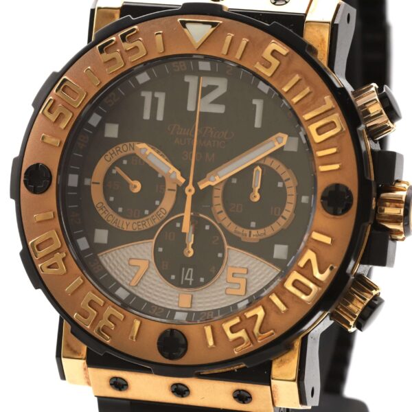 Paul Picot Plongeur C-Type 18k Rose Gold And Titanium Black PVD 48mm Automatic