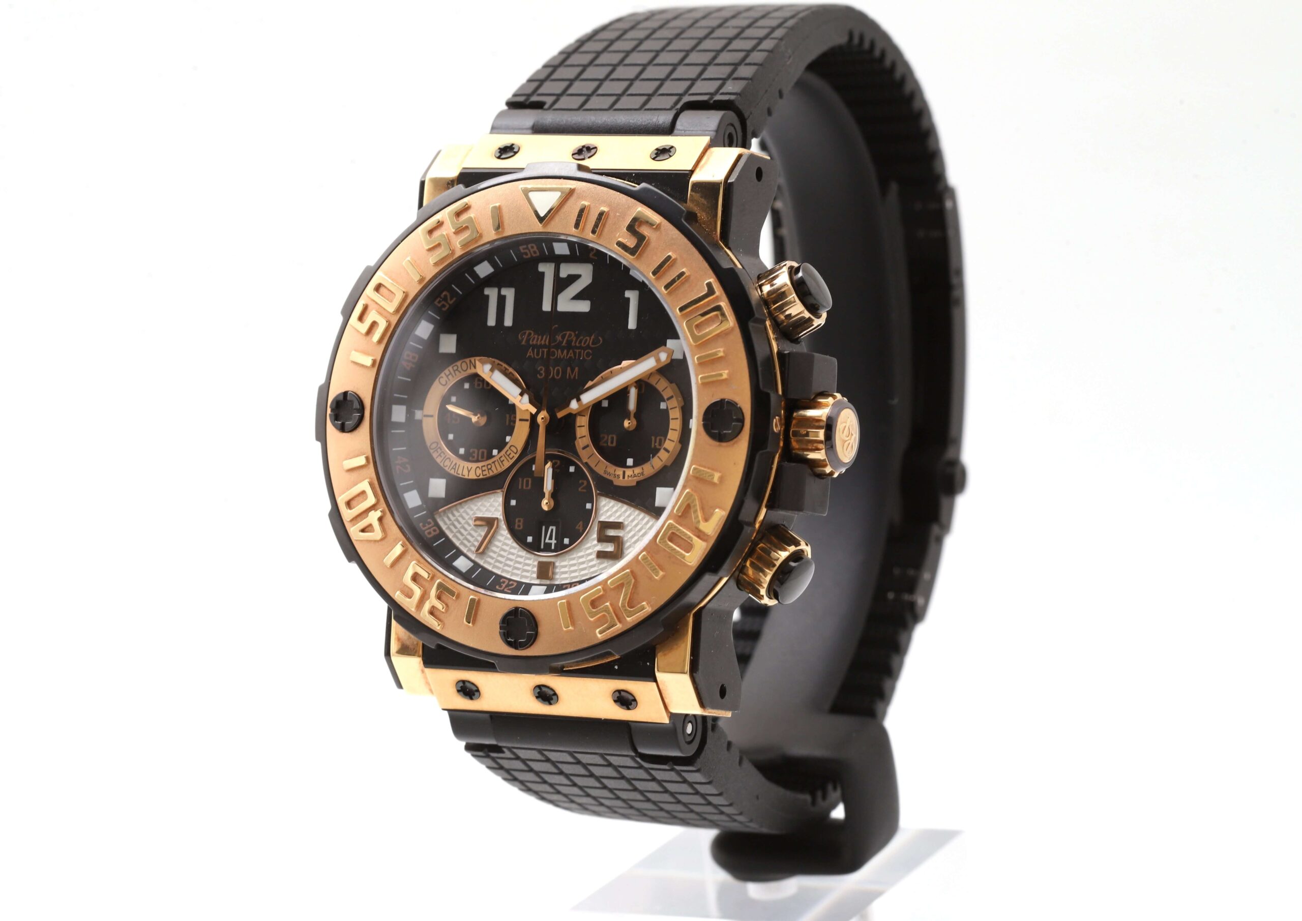 Paul Picot Plongeur C-Type 18k Rose Gold And Titanium Black PVD 48mm Automatic Paul Picot Plongeur C-Type 18k Rose Gold And Titanium Black PVD 48mm Automatic