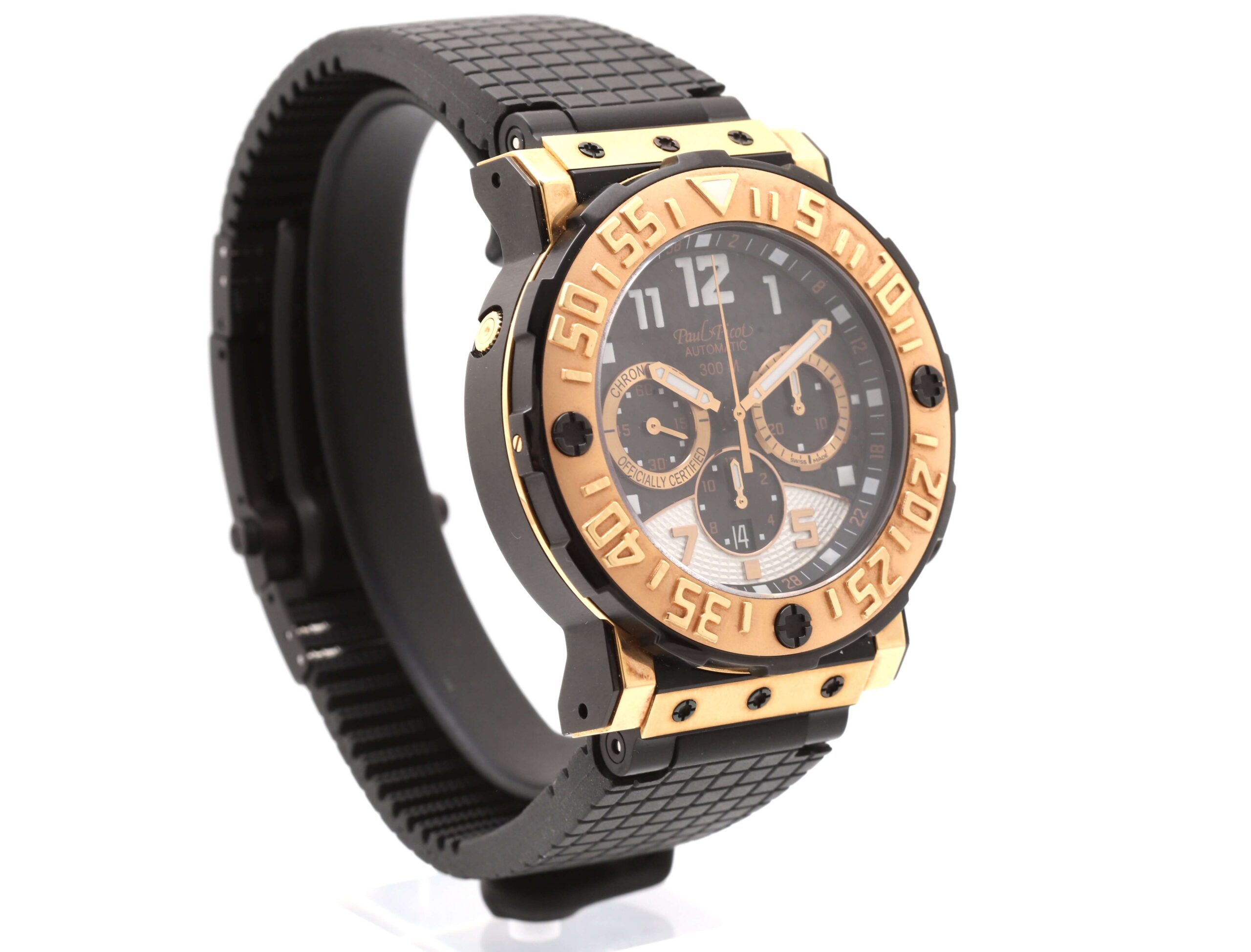 Paul Picot Plongeur C-Type 18k Rose Gold And Titanium Black PVD 48mm Automatic Paul Picot Plongeur C-Type 18k Rose Gold And Titanium Black PVD 48mm Automatic