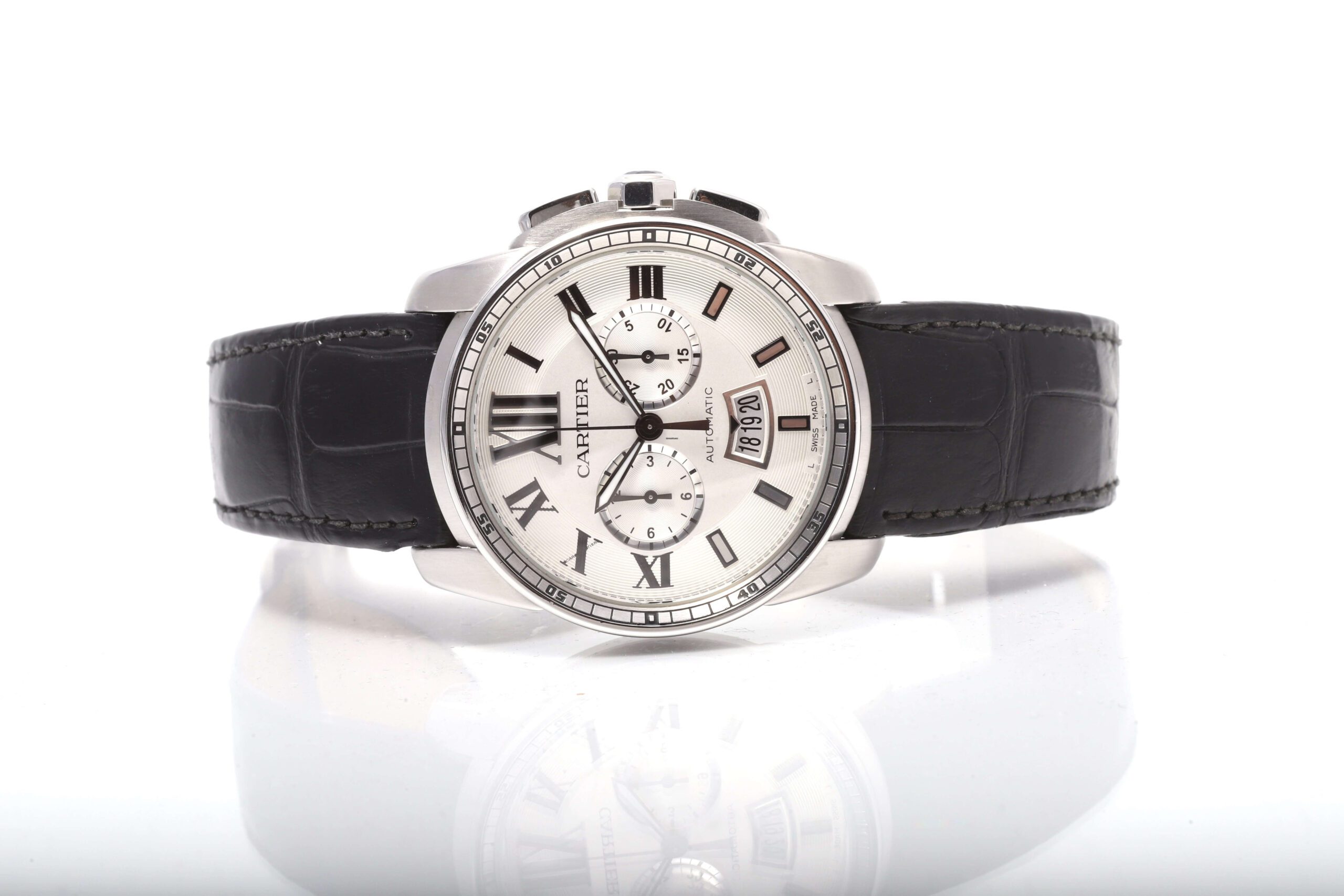 Cartier Calibre De Automatic Chronograph 42mm W7100045 / 3578 Cartier Calibre De Automatic Chronograph 42mm W7100045 / 3578