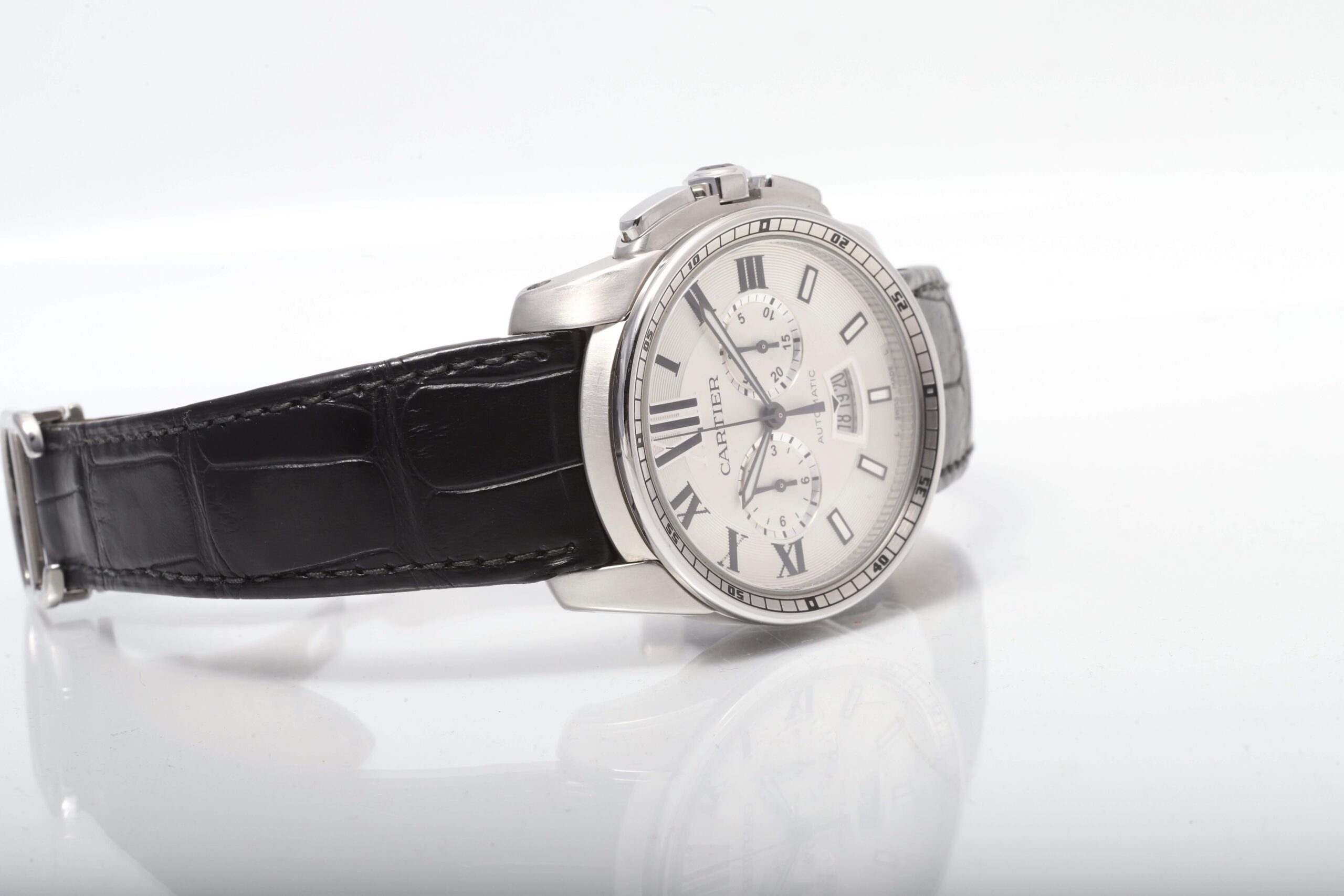 Cartier Calibre De Automatic Chronograph 42mm W7100045 / 3578 Cartier Calibre De Automatic Chronograph 42mm W7100045 / 3578
