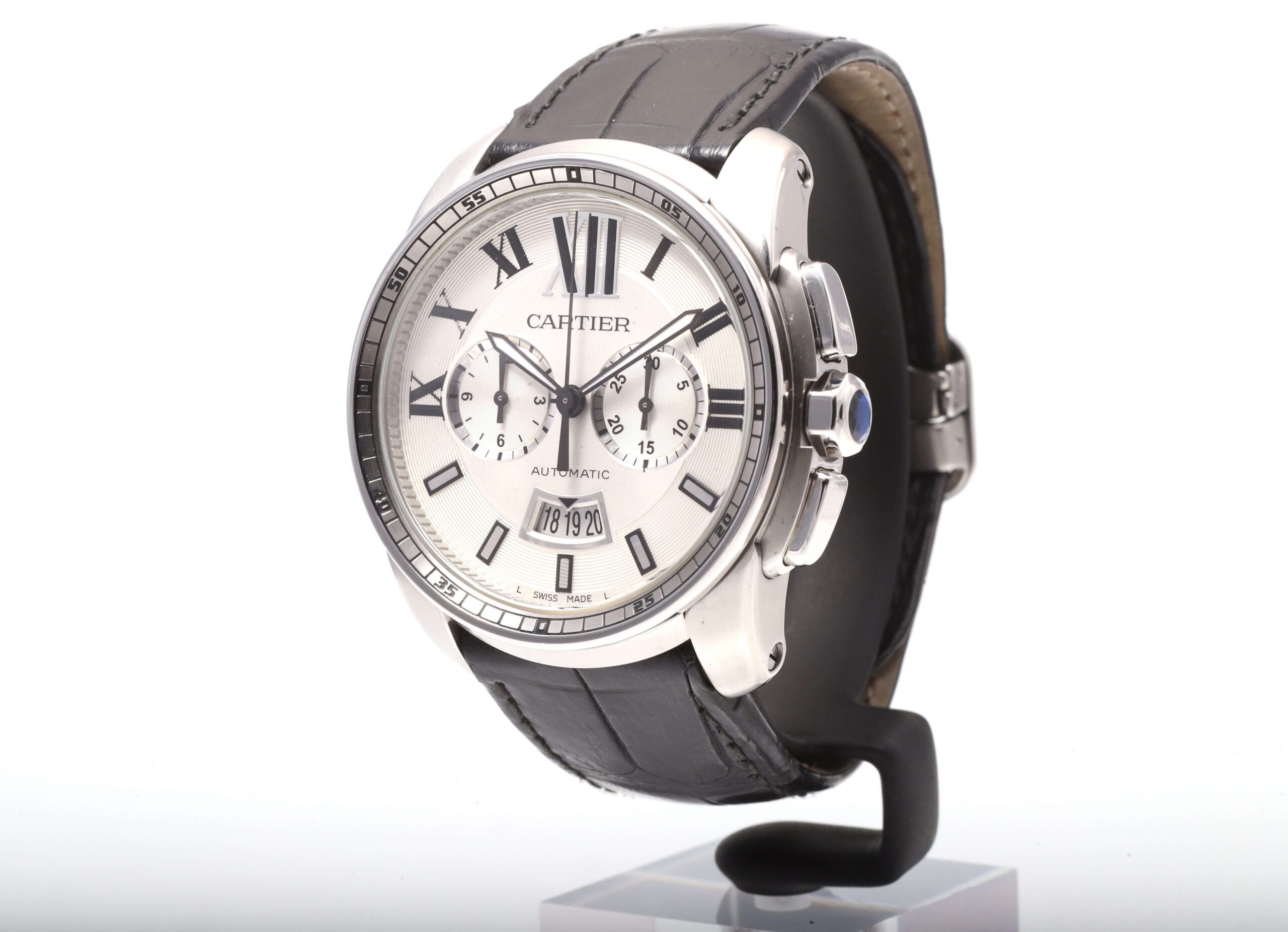 Cartier Calibre De Automatic Chronograph 42mm W7100045 / 3578 Cartier Calibre De Automatic Chronograph 42mm W7100045 / 3578