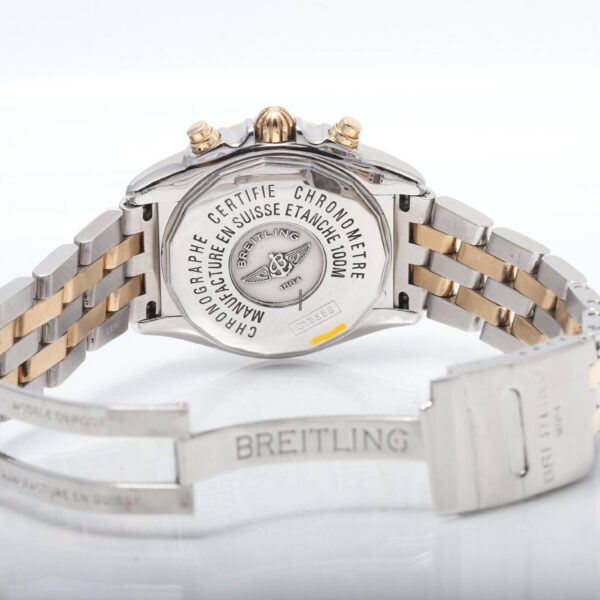 Breitling Chrono Cockpit Steel And Gold Blue Dial Automatic