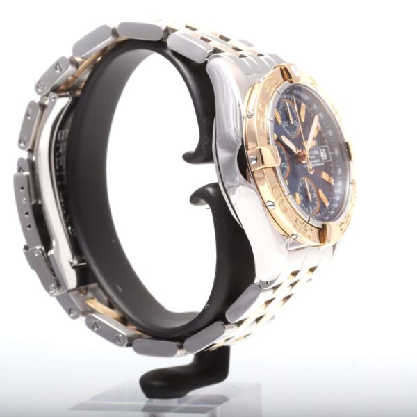 Breitling Chrono Cockpit Steel And Gold Blue Dial Automatic