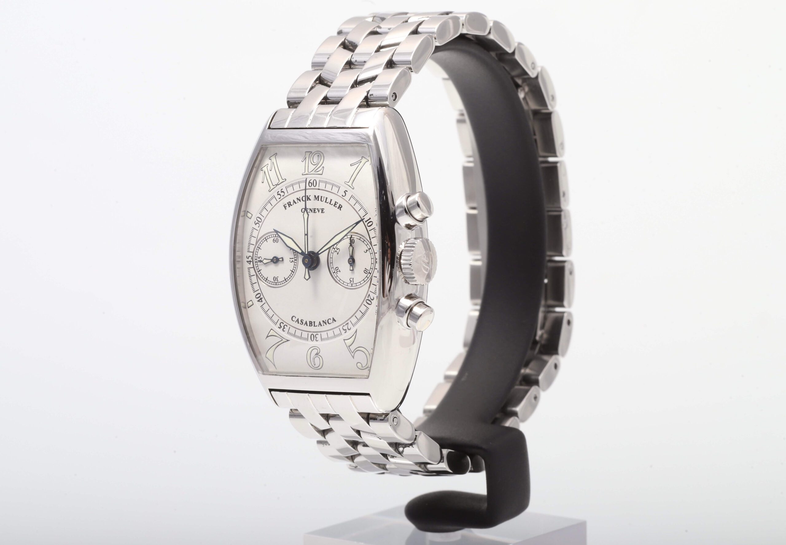 Franck Muller Casablanca Chronograph Manual Wind Steel Bracelet 5850 C CC