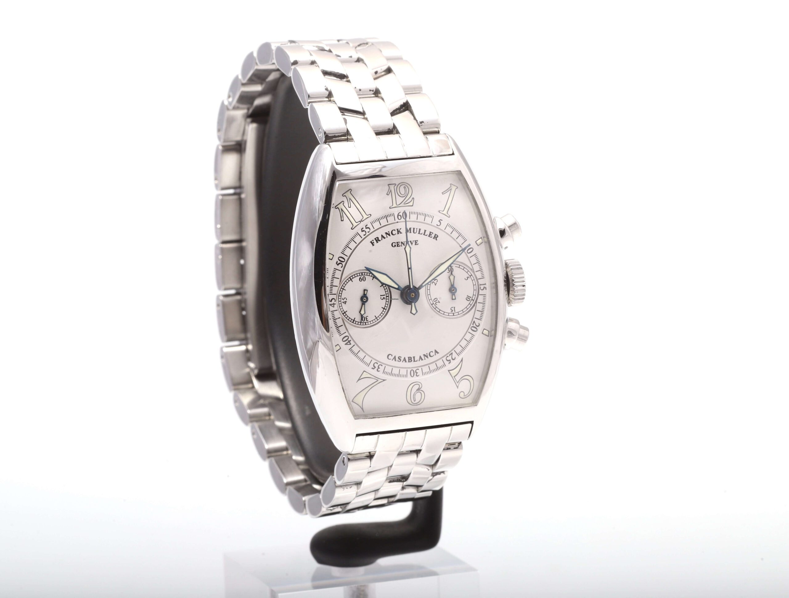 Franck Muller Casablanca Chronograph Manual Wind Steel Bracelet 5850 C CC