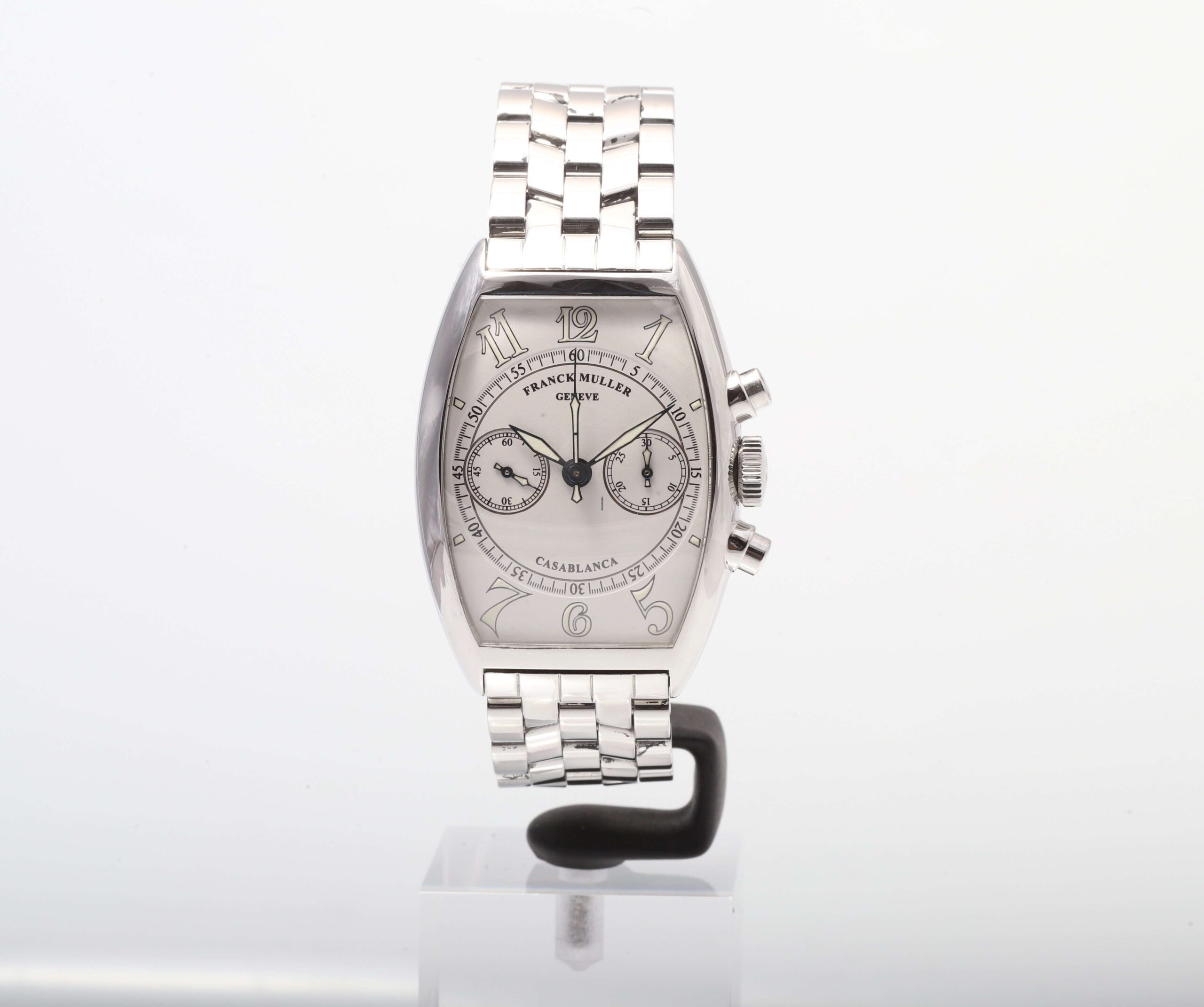 Franck Muller Casablanca Chronograph Manual Wind Steel Bracelet 5850 C CC