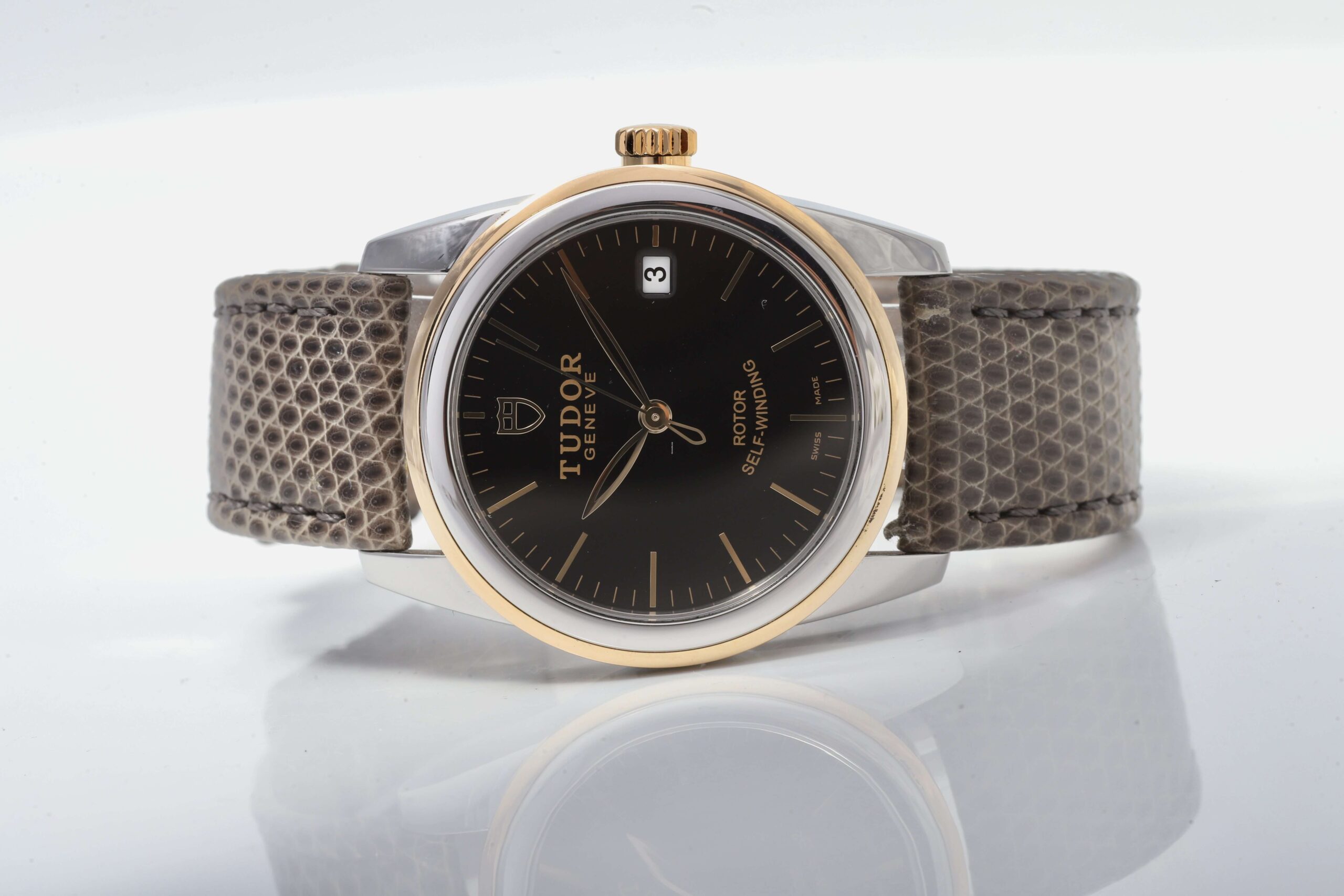 Tudor 55003 Glamour Date Gold & Steel Automatic 36mm Unworn Display Watch