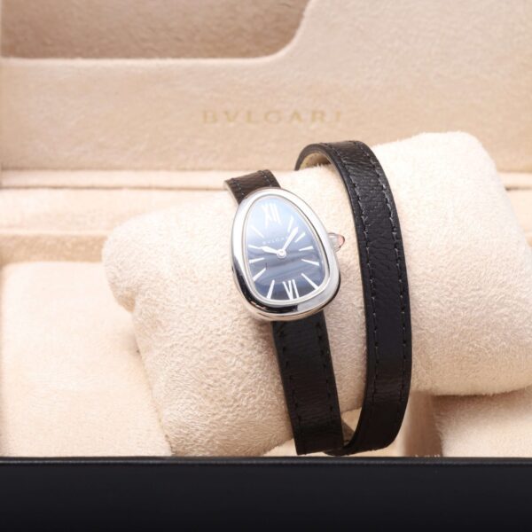 Bulgari Serpenti 27mm Double Wrap Black Dial UNWORN