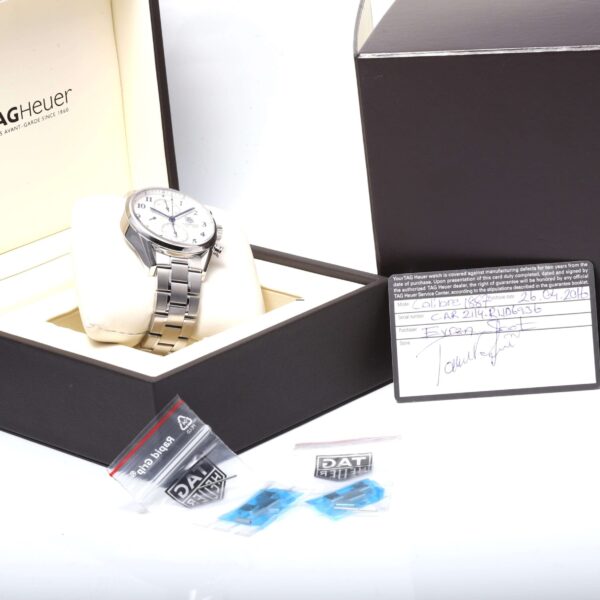 TAG Heuer Carrera Calibre 1887 Chronograph 41mm Box & Papers