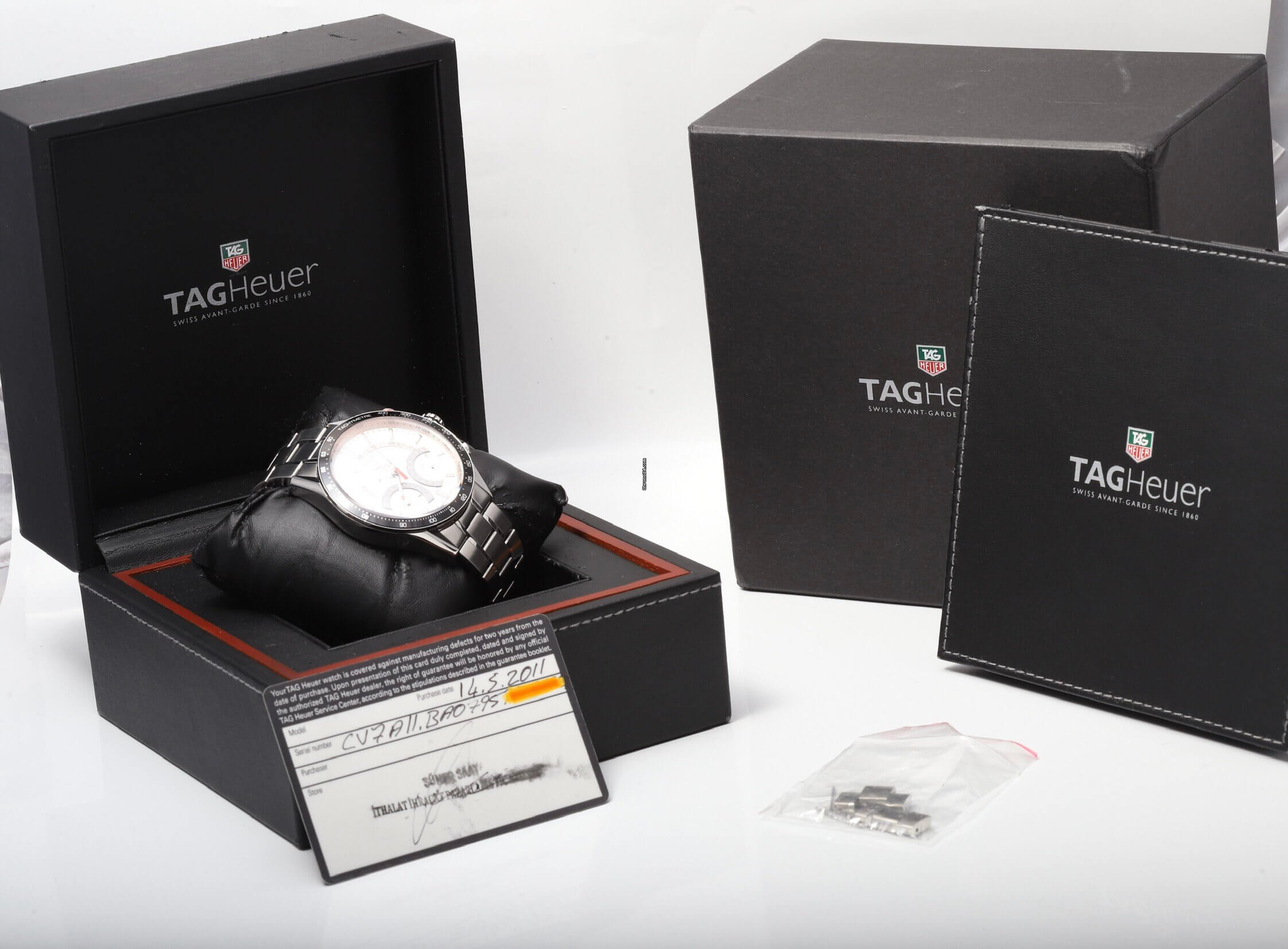 TAG Heuer Calibre S Laptimer 43 Chronograph CV7A11