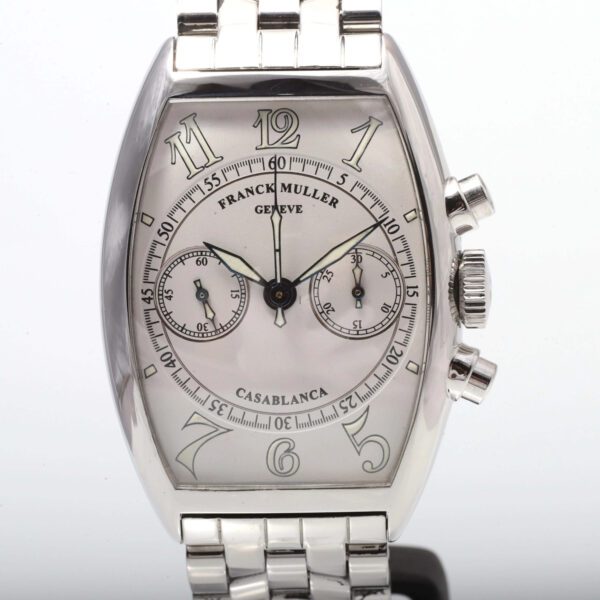 Franck Muller Casablanca Chronograph Manual Wind Steel Bracelet 5850 C CC