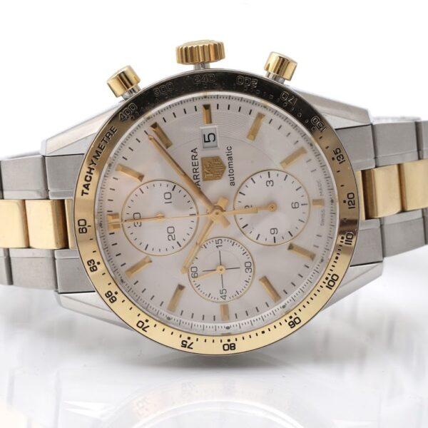 TAG Heuer Carrera 41mm Steel & Gold Automatic Chronograph